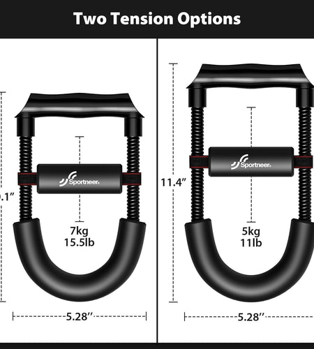 Wrist Strengthener, Forearm Exerciser with Adjustable Tension for Improving Strength - Hand Developer Arm Grip Workout Strength Trainer for Starter and Pro - Workout Equipment Home Gym
